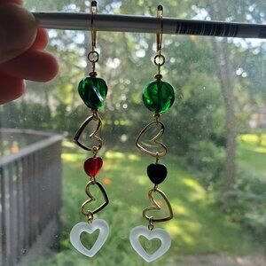 100% CHARITY I Heart Palestine Earrings